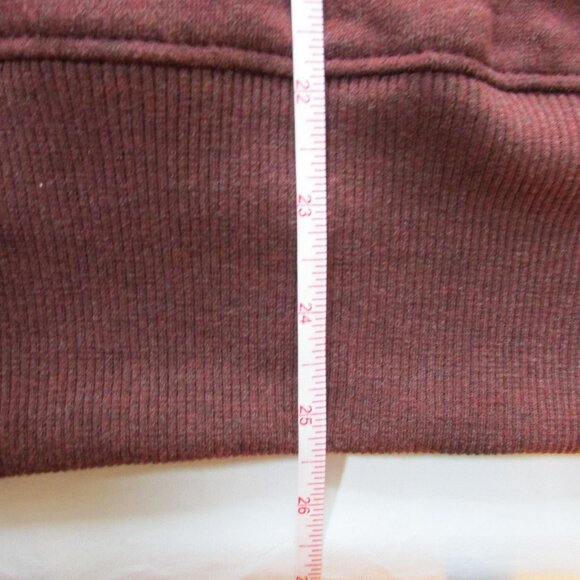 Cruel Denim Women's SM Boot Stitch Embroidered Pullover Sweatshirt Burgundy - Picture 4 of 4